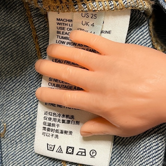 Pilcro And The Letterpress Anthropologie Size 25 Slim Boyfriend Blue Jeans - Picture 6 of 10